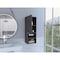 Tuhome Mila Bathroom Cabinet, Two Interior Shelves, Two External Shelves, Single Door Cabinet, Smokey Oak MLI6586 - alternate 8